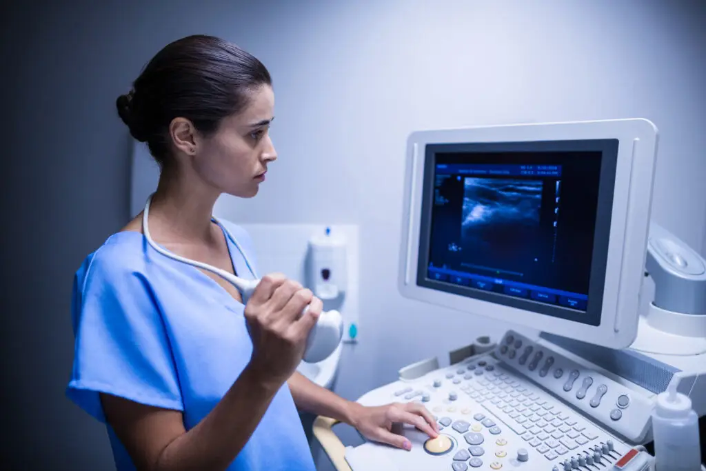 Portable Ultrasound machine and Setup